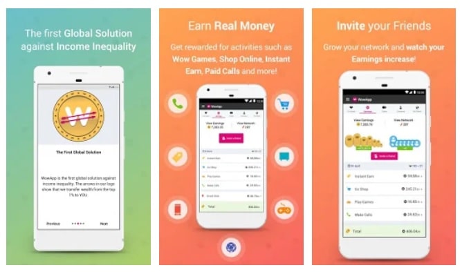 wow-Earn Real Money app