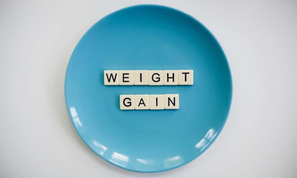 Have a big plate for meals - weight gain solution  