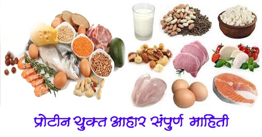 प्रोटीन युक्त आहार मराठी(Protein yukt ahar information in marathi)